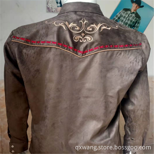 Popular Long-sleeve Western Charro Men's Shirts